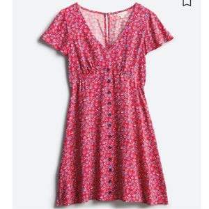 Red and Blue Floral Dress from Mason & Belle